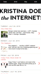 Mobile Screenshot of kristinadoestheinternets.com